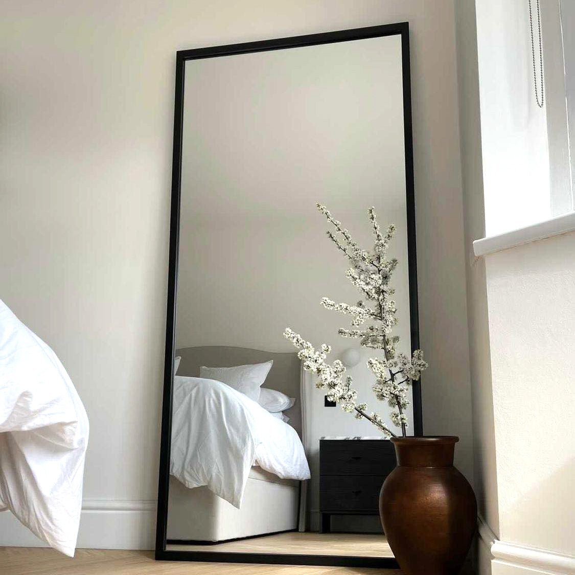 Islington - Full Length Black Industrial Metal Mirror 170cm x 80cm - Image 2