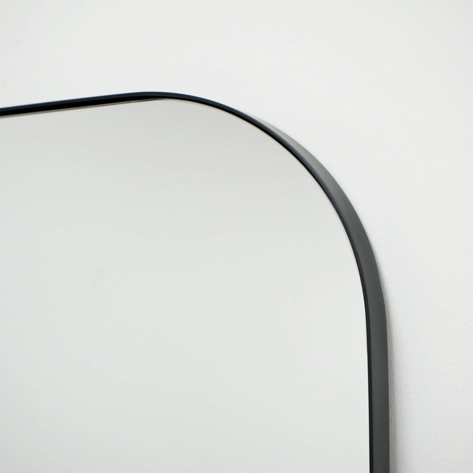 Theo - Full Length Black Curved Metal Extra Large Mirror 200cm x 120cm - Image 6