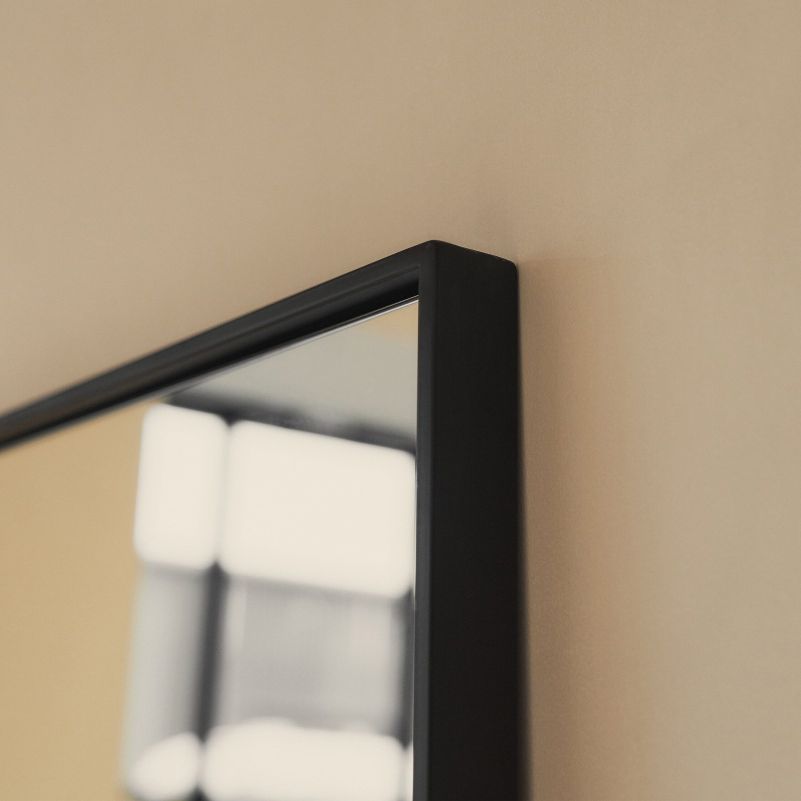 Theo - Full Length Black Extra Large Metal Mirror 180cm x 100cm - Image 2