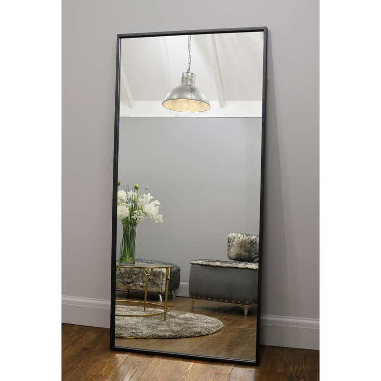 Islington - Full Length Black Industrial Metal Mirror 170cm x 80cm - Image 3
